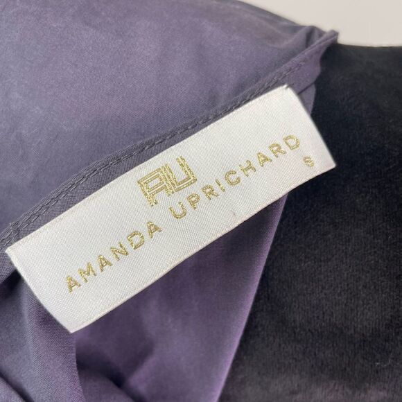 Amanda UpRichard Blue Gray Bell Sleeve Top Women’s Size S - Picture 6 of 7